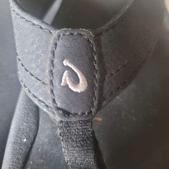 Olukai Ohana Black Flip-Flop Thong Sandals Women's 11 - Picture 11 of 12